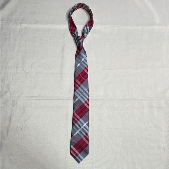 Geoffrey Beene Other - GEOFFREY BEENE Red and Gray Plaid Tie